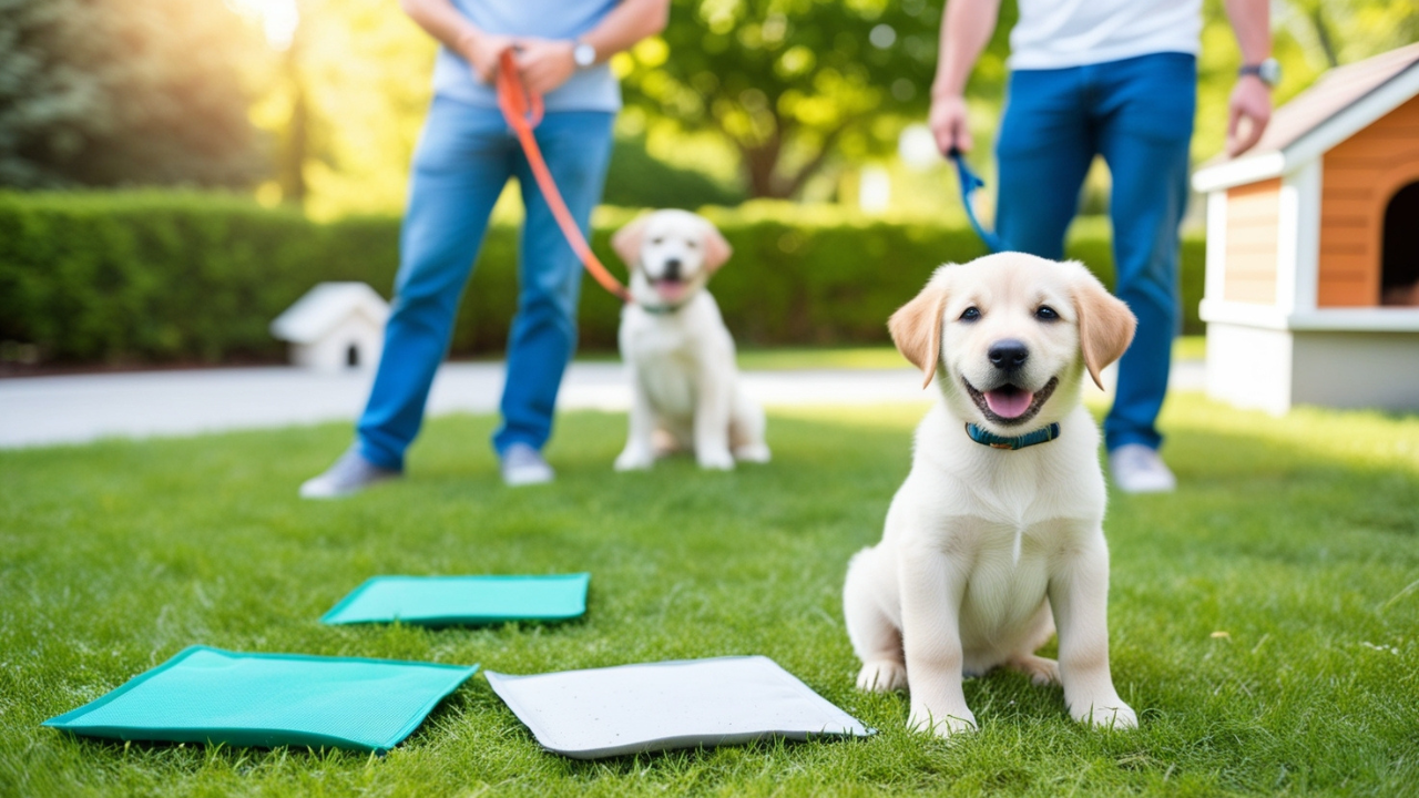 Dog potty training